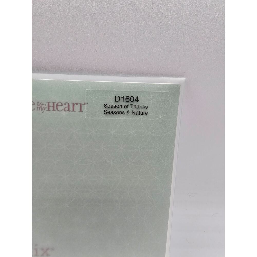 Close to My Heart - Season of Thanks and Nature D1604 Acrylic Cling Stamp - Picture 2 of 3